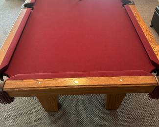 Nice pool table , next photo details 