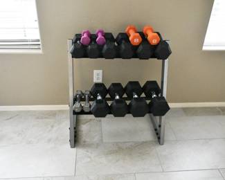 Weight Rack w/ Weights