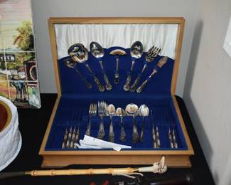 National Silverplate Flatware Set