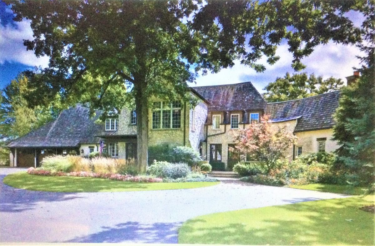 This photograph was used when this home was featured in an article in the Chicago Tribune titled "Dream Home" 