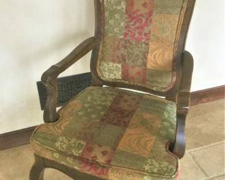 Two Upholstered  Arm Chairs