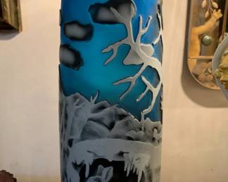 Cameo glass vase