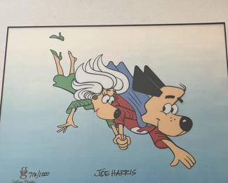 Limited edition Underdog cell signed Joe Harris, with letter of Authenticity.
