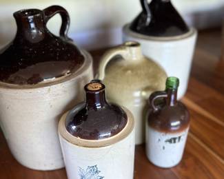 Western Stoneware jugs.