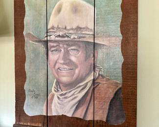 One of several John Wayne pictures.