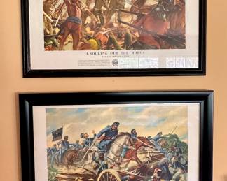 More framed military history prints.