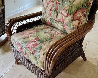 Oscar Huber wicker Chair 