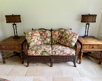 Oscar Huber wicker set 