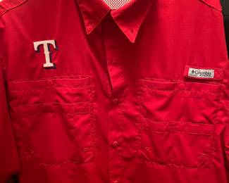 Texas Rangers Columbia Shirt