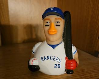 TEXAS RANGERS Rusty Greer #29 Baseball MLB Sports Rubber Duck Celebriduck