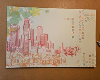 Sasha Blake “Urban Life” Stretched Canvas Print