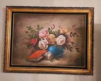 R. Rivera Floral Painting