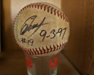 Autographed Juan Gonzalez Baseball