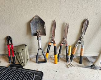 Gardening Clippers & Shovel