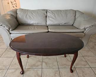 Vintage Queen Anne Style Cherrywood Coffee Table