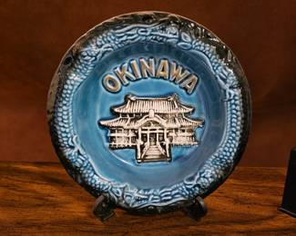 Vintage Okinawa Decorative Plate