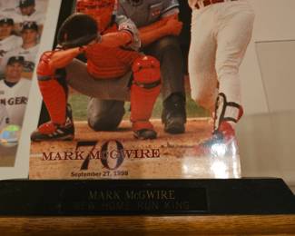 1998 Color Photo File Mark MC Gwire Limited 70 Home Run 8X10 Cardinals