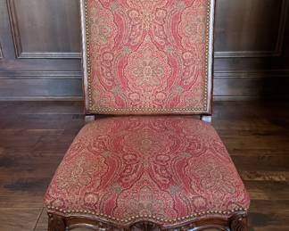 Set of 8 Theodore Alexander Dining Chairs. Set Include 6 Side and 2 Arm Chairs. Each Measures 24" W x 21" D x 48" H. Photo 1 of 4.