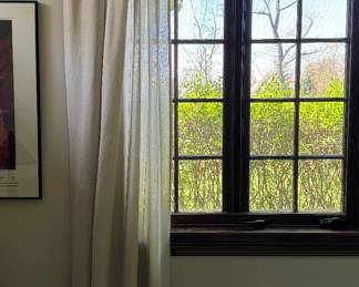 Linen Curtain Panels - 2 Available.