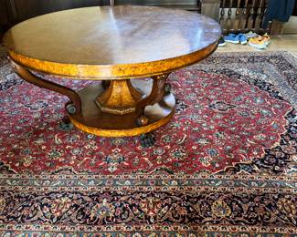 Vintage Kashan Persian Rug. Measures 9' 7" x 13'. Photo 1 of 4.