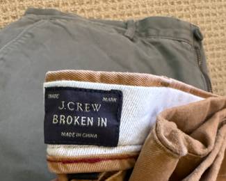 J. Crew Chinos Pants 33" - 34" Inch Waist and 32" Length. Photo 3 of 3. 