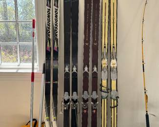 Vintage Down Hill Skies.