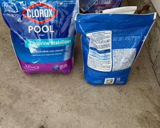Clorox Pool Chlorine Stabilizer. 