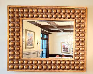 Material Possessions Sourced Gilt Frame Mirror. Measures 59" W x 49". Photo 1 of 3. 