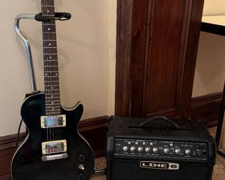 Electric Guitar and Amp. 