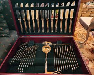 Complete Set of Swedish Nobel Silverware, second Edition of only 20, the First was given to the King of Sweden!