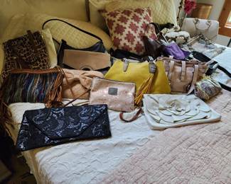 lots of Designer Purses, Burberry, Escada and more