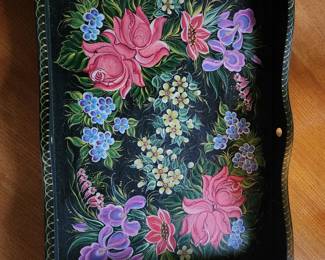 Hand painted Tray