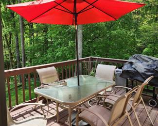 Outdoor Furniture with Umbrella