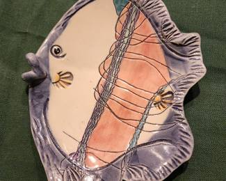 Pottery Fish Platter