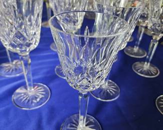 24 Waterford "Lismore" Wine Glasses
