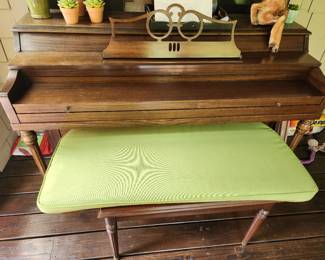 Piano and Bench in excellent condition