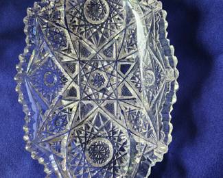 Brilliant Cut Crystal Dish