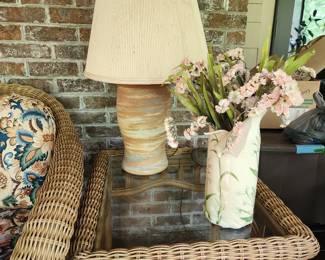 Part of very nice Wicker Set