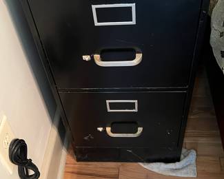 Black File cabinet 