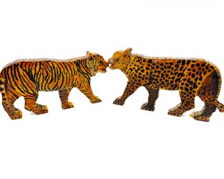 HAND CRAFTED VINTAGE WOOD ANIMALS