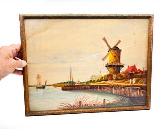 1920'S HAND PAINTED ART 