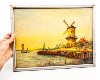 1920'S HAND PAINTED ART 