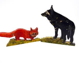 HAND CRAFTED VINTAGE WOOD ANIMALS