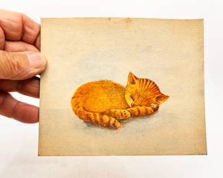 1920'S HAND PAINTED ART 