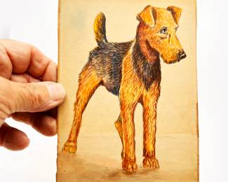 1920'S HAND PAINTED ART 