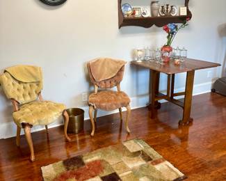 Antique Tufted Chairs