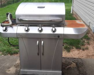 Gas grill.