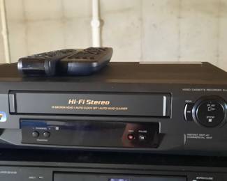 Sony VHS player.