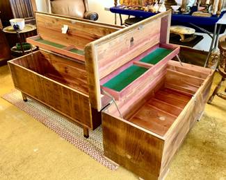 Lane cedar chest on left side of picture is SOLD