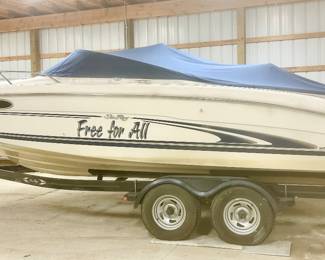 Sea Ray 230 Signature boat with trailer, excellent condition 